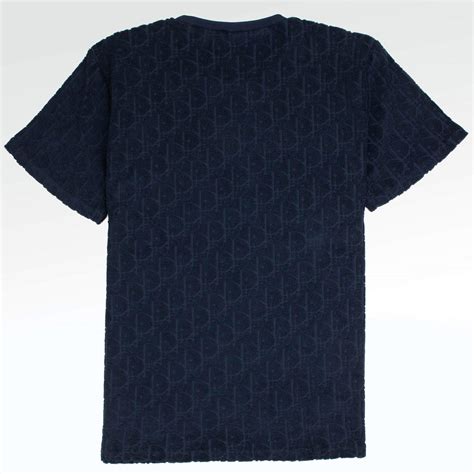 navy blue dior t shirt